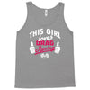 this girl loves drag racing Tank Top