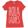 hola ladies   cool hip funny Ladies Fitted T-Shirt