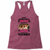 Never Underestimate A Man Who Watches Friends And Was Born in December Racerback Tank