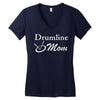 drumline mom Women's V-Neck T-Shirt