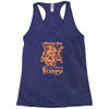 scary krampus Racerback Tank