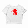 neon genesis evangelion nerv logo Crop Top