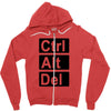control alt delete Zipper Hoodie