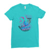 over 9000 80's Ladies Fitted T-Shirt