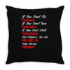 keep moving forward Throw Pillow