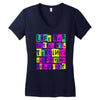 texting and driving like it's 1990 Women's V-Neck T-Shirt