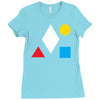 clean bandit shapes geometric Ladies Fitted T-Shirt