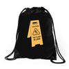 the floor is lava Drawstring Bags