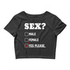 Sex Yes Please Crop Top
