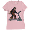 bigfoot treadmill Ladies Fitted T-Shirt