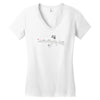 banksy style ak47 art   funny Women's V-Neck T-Shirt