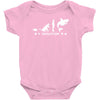 poker ~ fish to shark evolution ~ Baby Onesie