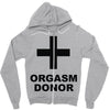 orgasm donor (2) Zipper Hoodie