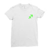 sagittarius pocket Ladies Fitted T-Shirt