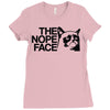 nope Ladies Fitted T-Shirt