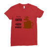 coffee lovers Ladies Fitted T-Shirt