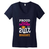 Class of 2017 Proud GrandMother Graduation Women's V-Neck T-Shirt
