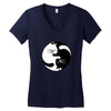 cat Women's V-Neck T-Shirt