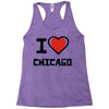 i love chicago Racerback Tank