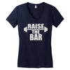 raise the bar Women's V-Neck T-Shirt