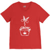 grow marijuana V-Neck Tee