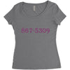 867 midnight Women's Triblend Scoop T-shirt