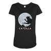 Catzilla Maternity Scoop Neck T-shirt