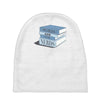 words are for nerds Baby Beanies