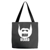 man beard funny mens Tote Bags