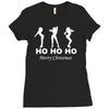 ho ho ho merry christmas Ladies Fitted T-Shirt