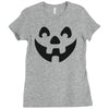jack o lantern halloween Ladies Fitted T-Shirt