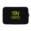 stay creepy Laptop sleeve
