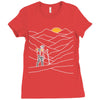 hiking Ladies Fitted T-Shirt