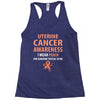 i wear peach for some special to me Racerback Tank