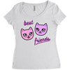 best friends Women's Triblend Scoop T-shirt