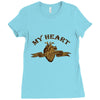 My Heart (a230) Ladies Fitted T-Shirt