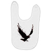 black raven with red eye Baby Bibs
