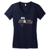 and that how i saved the world Women's V-Neck T-Shirt