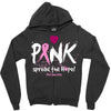 pink spread the hope Zipper Hoodie