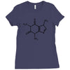caffeine molecule t shirt coffee funny nerd xl Ladies Fitted T-Shirt