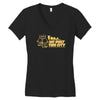 we built this city Women's V-Neck T-Shirt