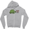 normal ass turtle Zipper Hoodie