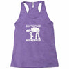 i'm all about that base Racerback Tank
