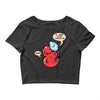 virus loves you this much Crop Top