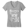 radios Women's V-Neck T-Shirt