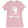 game over Ladies Fitted T-Shirt