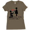 will you love me Ladies Fitted T-Shirt