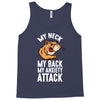 my neck my back my anxiety attack opossum guys tee Tank Top