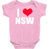 i heart nsw Baby Onesie