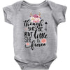 Though She Be But Little She Is Fierce Baby Bodysuit